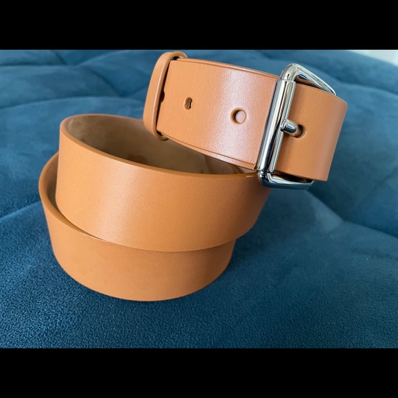 Michael Kors Collection light brown leather belt - Picture 1 of 7